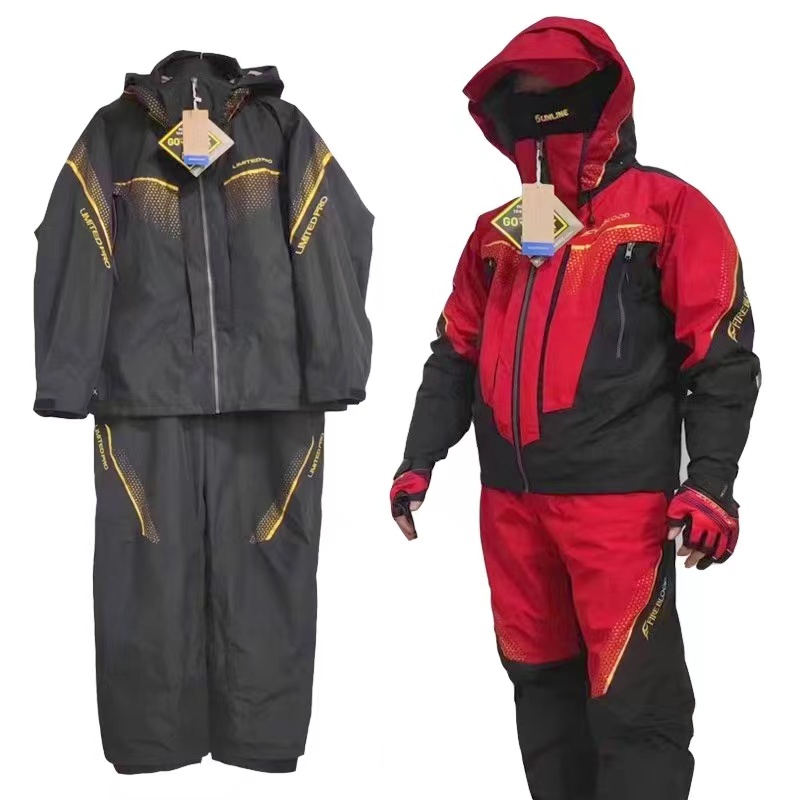 Fishing Jacket Waterproof - ชุดตกปลาแบบกันน้ำแข็งแรงทนทานปี 2025 สำหรับผู้ชายและผู้หญิง เสื้อแจ็คเก็ตกันลมบางเบาและกางเกงขายาว ชุด 2