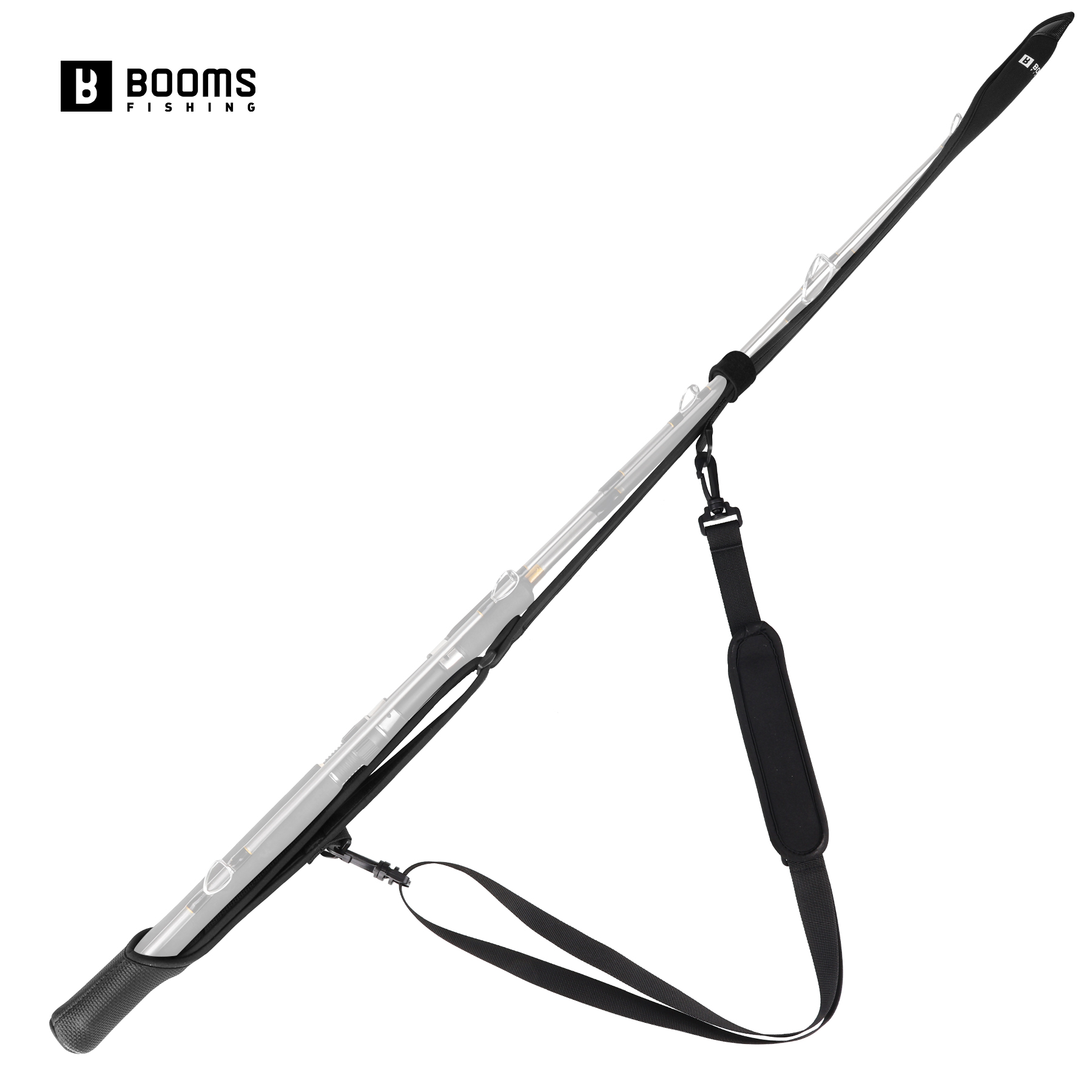 Fishing Belt - ที่เก็บคันเบ็ดตกปลา Booms Fishing RS7 พร้อมสายรัดไหล่ปรับได้ แบบพกพา