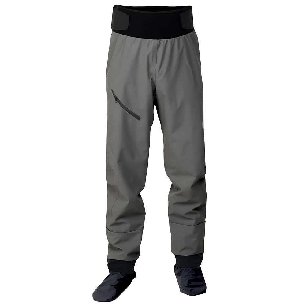 Fishing Waders - กางเกงว่ายน้ำสำหรับตกปลาแบบฟลายฟิชชิ่งสำหรับผู้ชาย วัสดุกันน้ำสามชั้น ระบายอากาศได้ดี พร้อมถุงเท้าโพลีเอสเตอร์ PM10