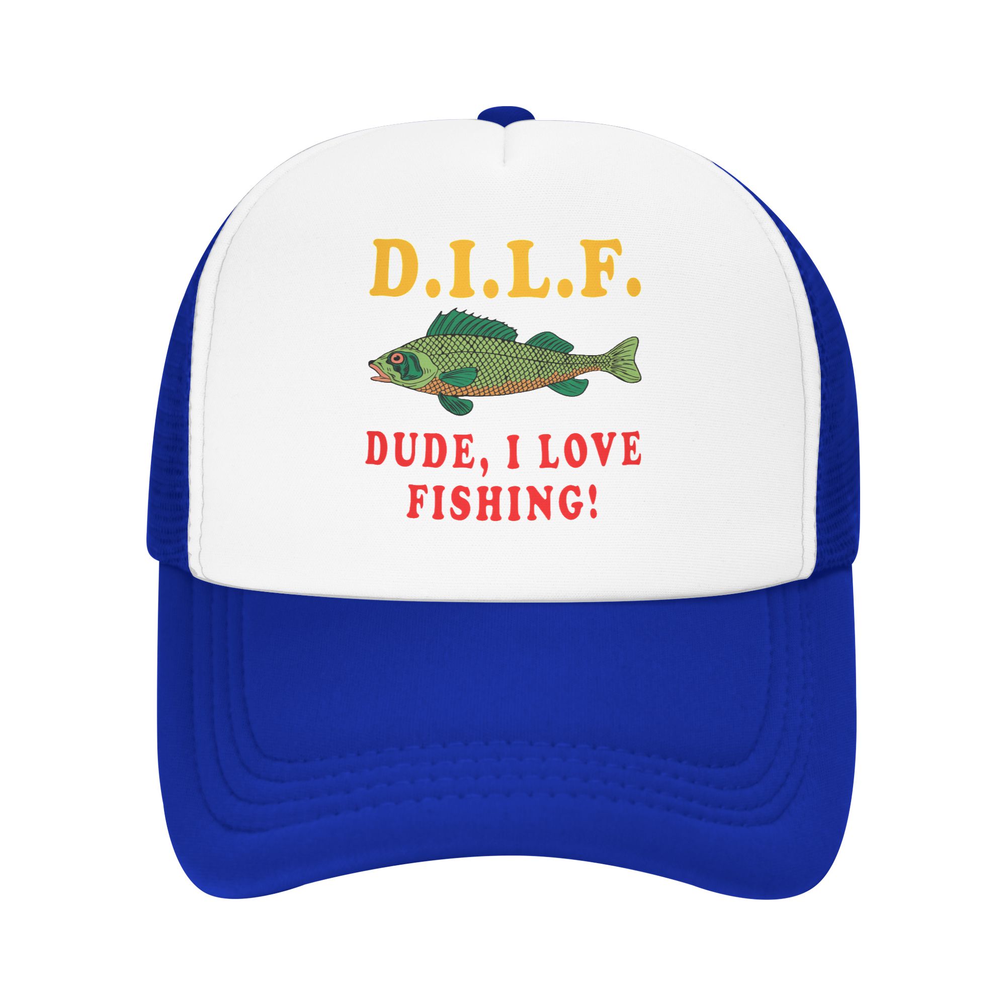 Fishing Hat - หมวกแก๊ปเบสบอลลายมีม 