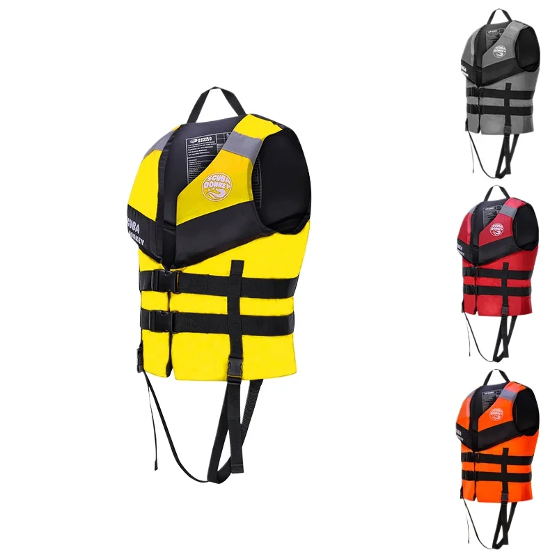 Fishing Jacket Waterproof - เสื้อชูชีพสำหรับครอบครัว สำหรับว่ายน้ำ ล่องแก่ง ตกปลา ใช้กับเรือ เสื้อชูชีพสำหรับผู้ใหญ่และเด็ก