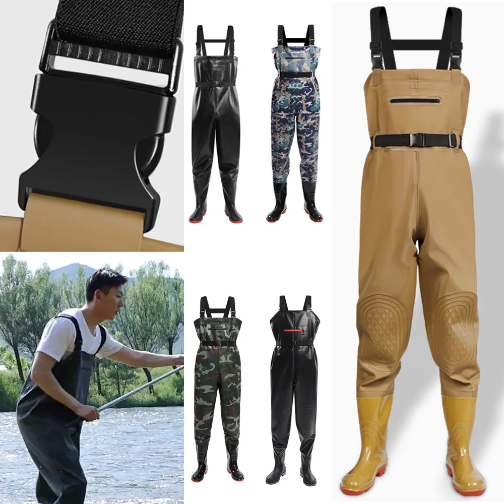 Fishing Jacket Waterproof - กางเกงกันน้ําหน้าอก Waders รองเท้ารองเท้า Wader ชุดหนาเครื่องแต่งกายผู้ชายผู้หญิงเสื้อผ้า Jerseys