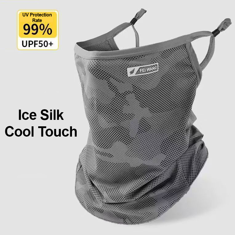 ผ้าคลุมคอป้องกันรังสียูวี ผ้าป - Fishing Mask Sun Protection บทวิจารณ์และราคา