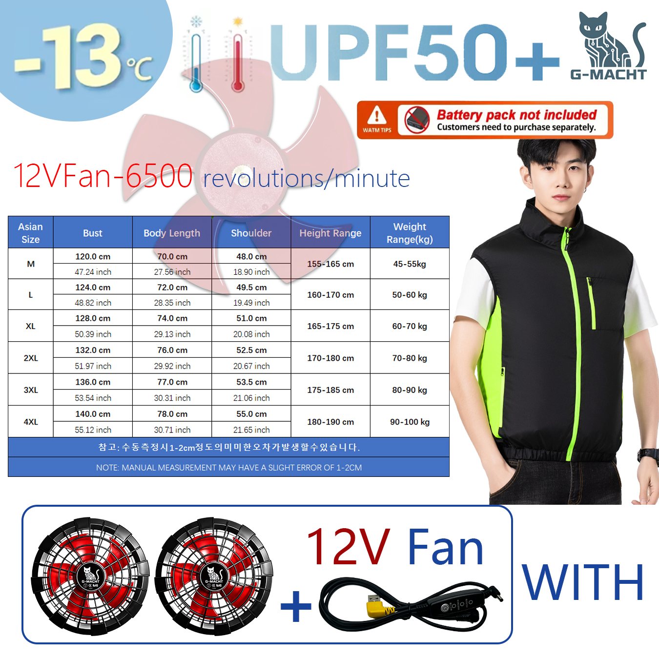 เสื้อกั๊กพัดลมระบายความร้อนแบบ - Fishing Vest บทวิจารณ์และราคา