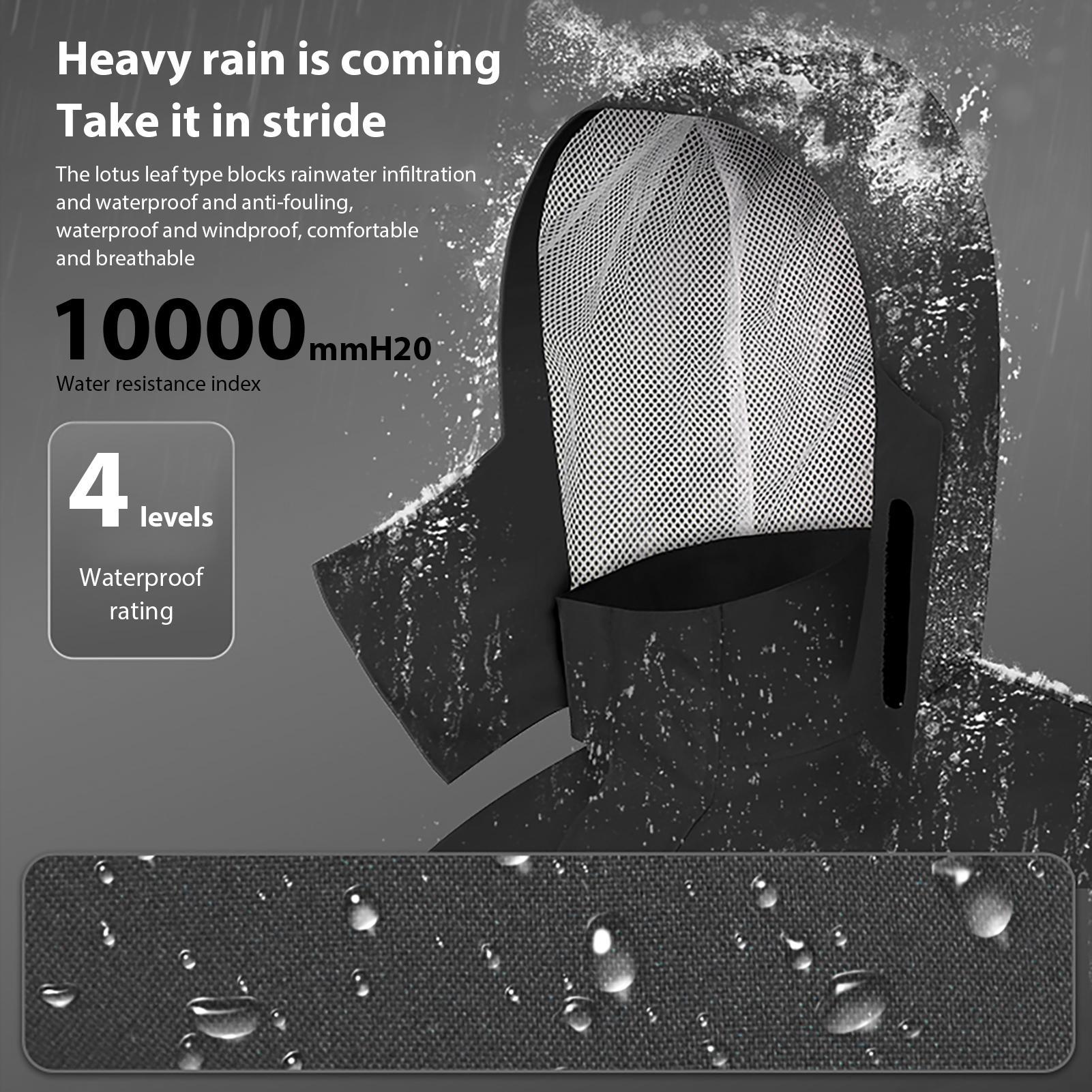 ชุดกันฝนสำหรับผู้ชาย เสื้อกันฝ - Fishing Rain Suit บทวิจารณ์และราคา