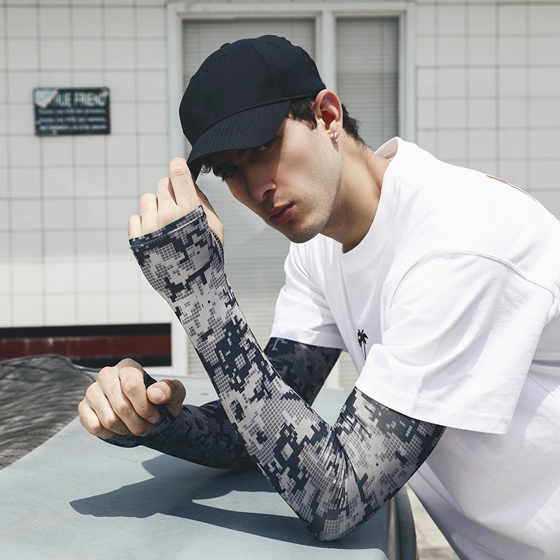 Uv Solar แขนแขนผู้ชายฤดูร้อนผ้ - Fishing Gloves บทวิจารณ์และราคา