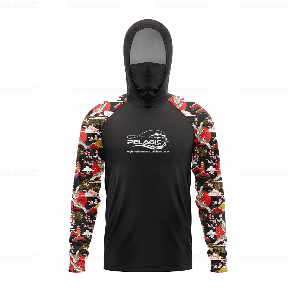 เสื้อตกปลาแขนยาวมีฮู้ดสำหรับผู - Fishing Shirt Uv Protection บทวิจารณ์และราคา