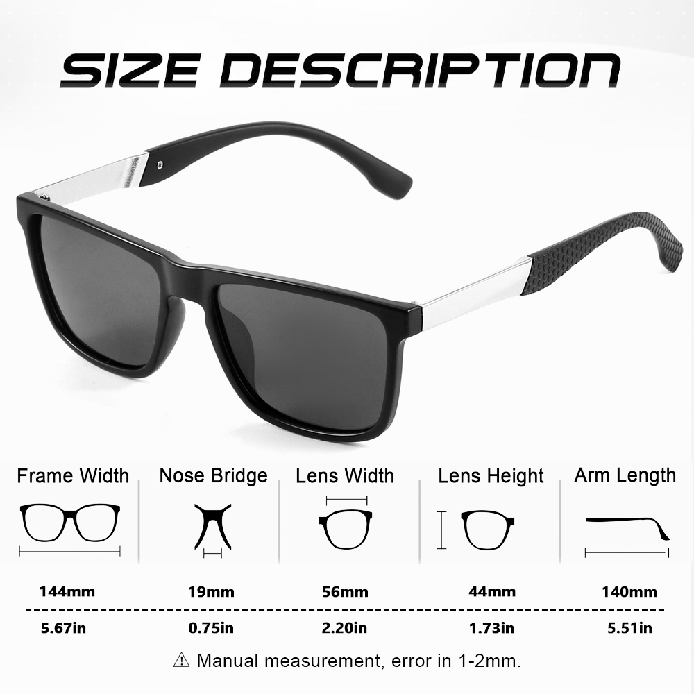 CRIXALIS 4 ชิ้นแว่นตากันแดดโพล - Fishing Sunglasses Polarized บทวิจารณ์และราคา