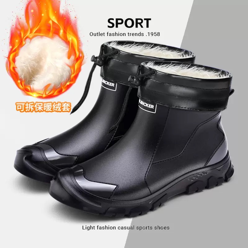 รองเท้ากันฝนผู้ชายแบบกันน้ำ แฟ - Fishing Boots บทวิจารณ์และราคา