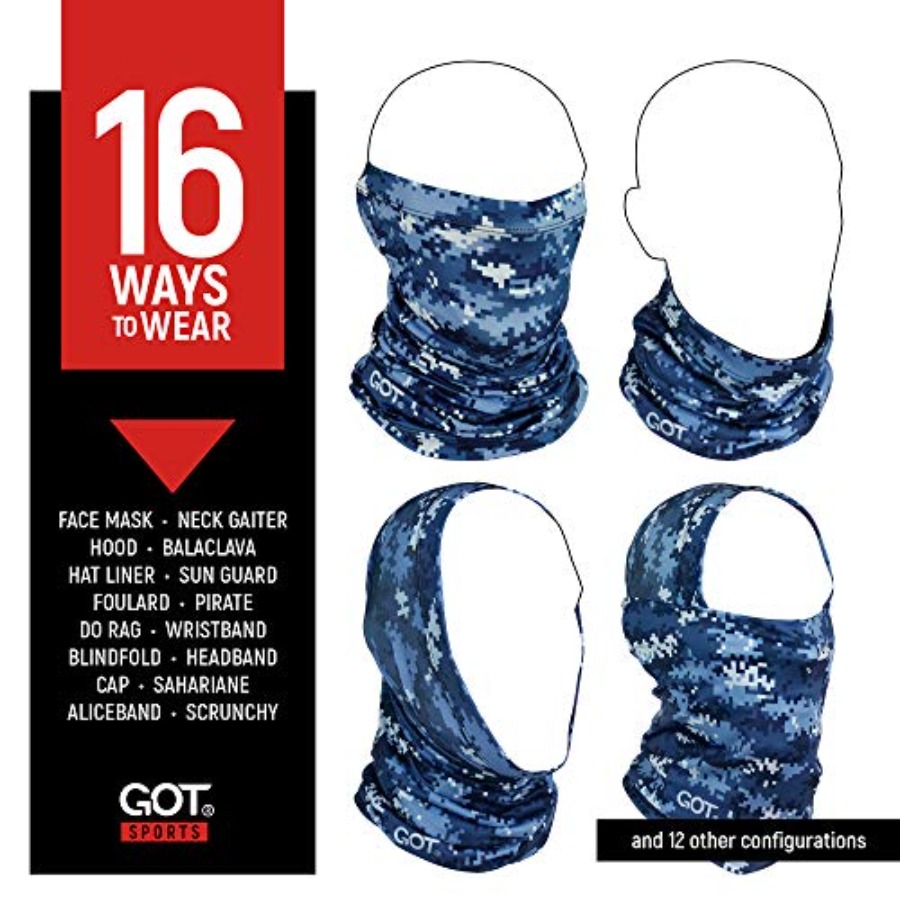 ผ้าคลุมคอสำหรับตกปลา UPF 50+ - - Fishing Mask Sun Protection บทวิจารณ์และราคา