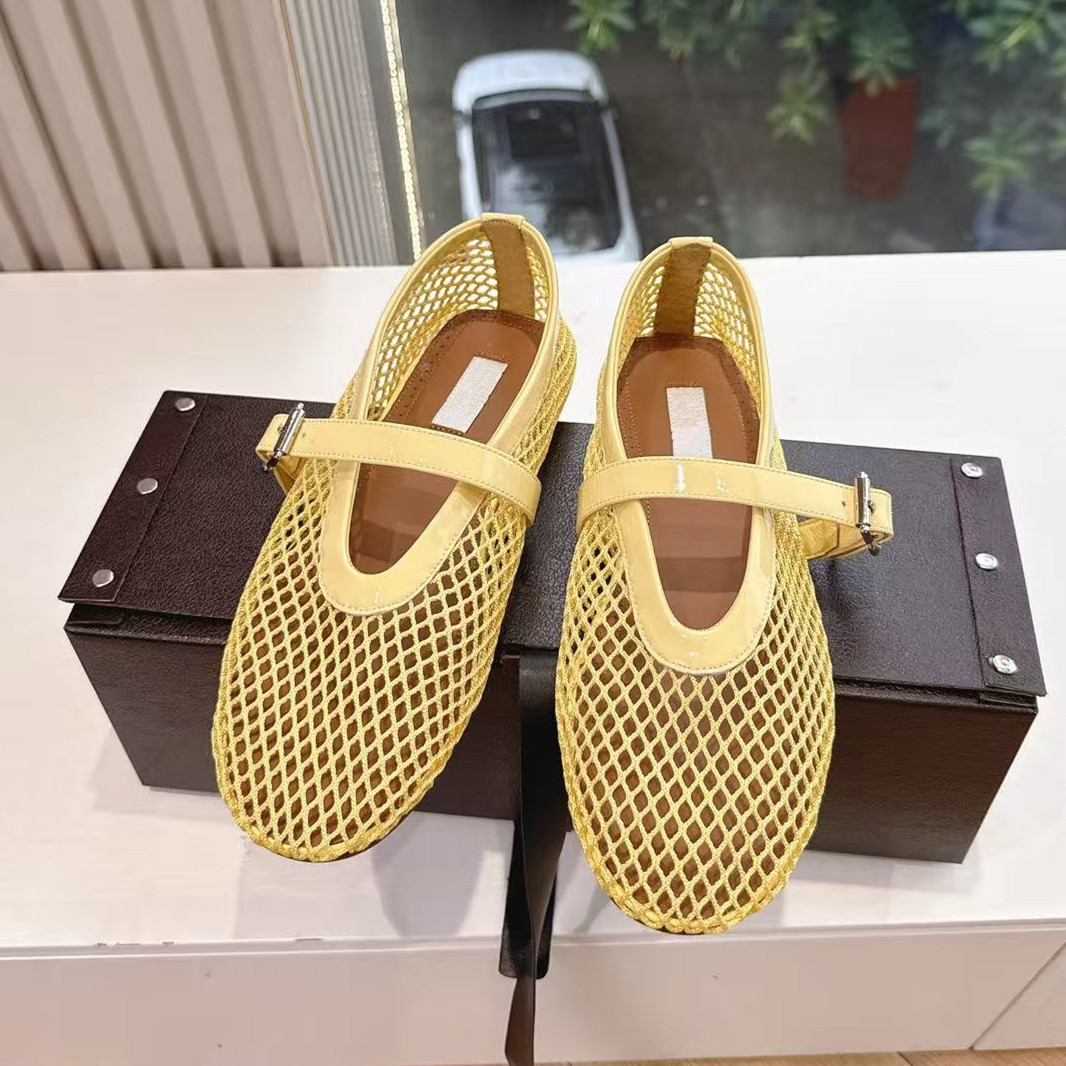 รองเท้าส้นเตี้ยแบบสานลายตาข่าย - Fishing Belt บทวิจารณ์และราคา