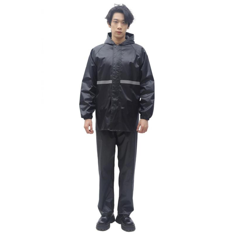 เสื้อคลุมและกางเกงกันฝน2ชิ้นสำ - Fishing Rain Suit บทวิจารณ์และราคา
