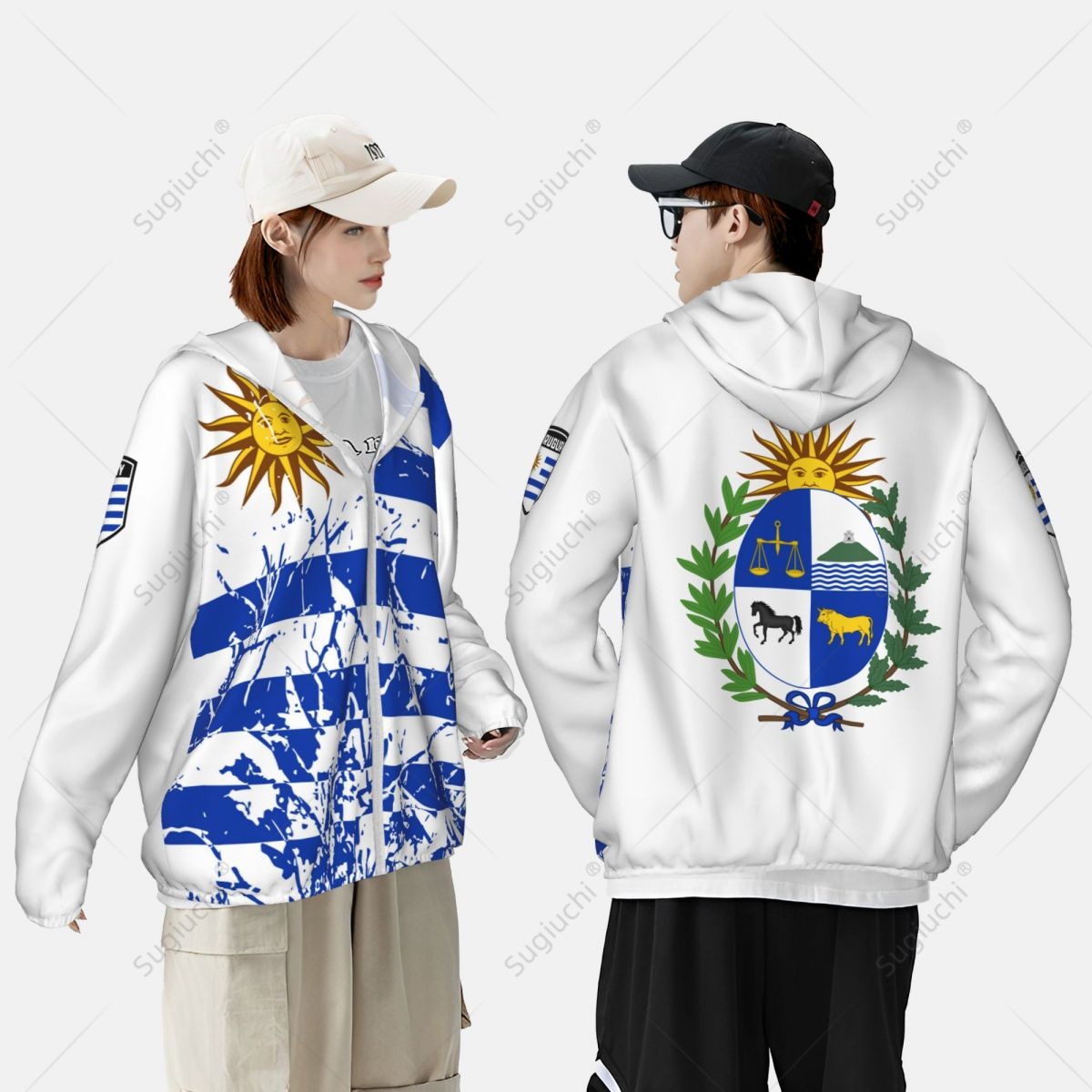 เสื้อฮู้ดกันแดดลายธงชาติอุรุกว - Fishing Hoodie บทวิจารณ์และราคา