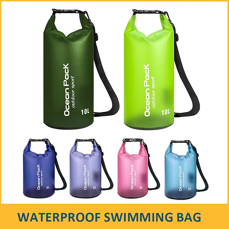 กระเป๋ากันน้ำสำหรับว่ายน้ำ ขนา - Fishing Bag Waterproof บทวิจารณ์และราคา