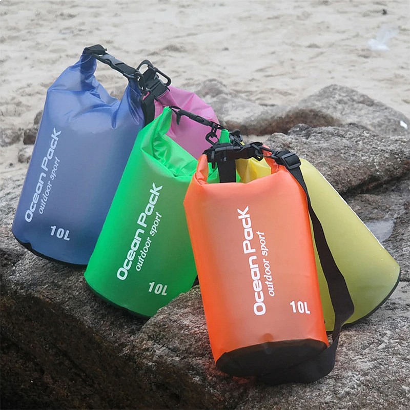 กระเป๋ากันน้ำสำหรับว่ายน้ำ ขนา - Fishing Bag Waterproof บทวิจารณ์และราคา