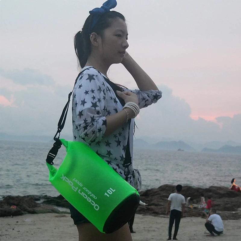 กระเป๋ากันน้ำสำหรับว่ายน้ำ ขนา - Fishing Bag Waterproof บทวิจารณ์และราคา
