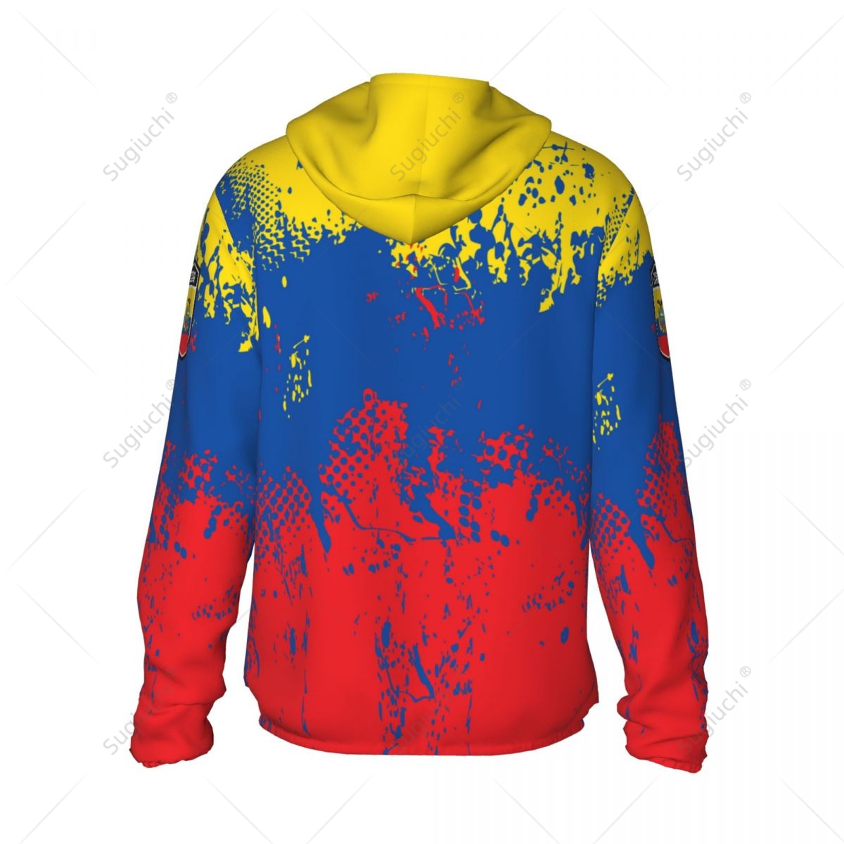 เสื้อฮู้ดกันแดดลายธงชาติเอกวาด - Fishing Hoodie บทวิจารณ์และราคา