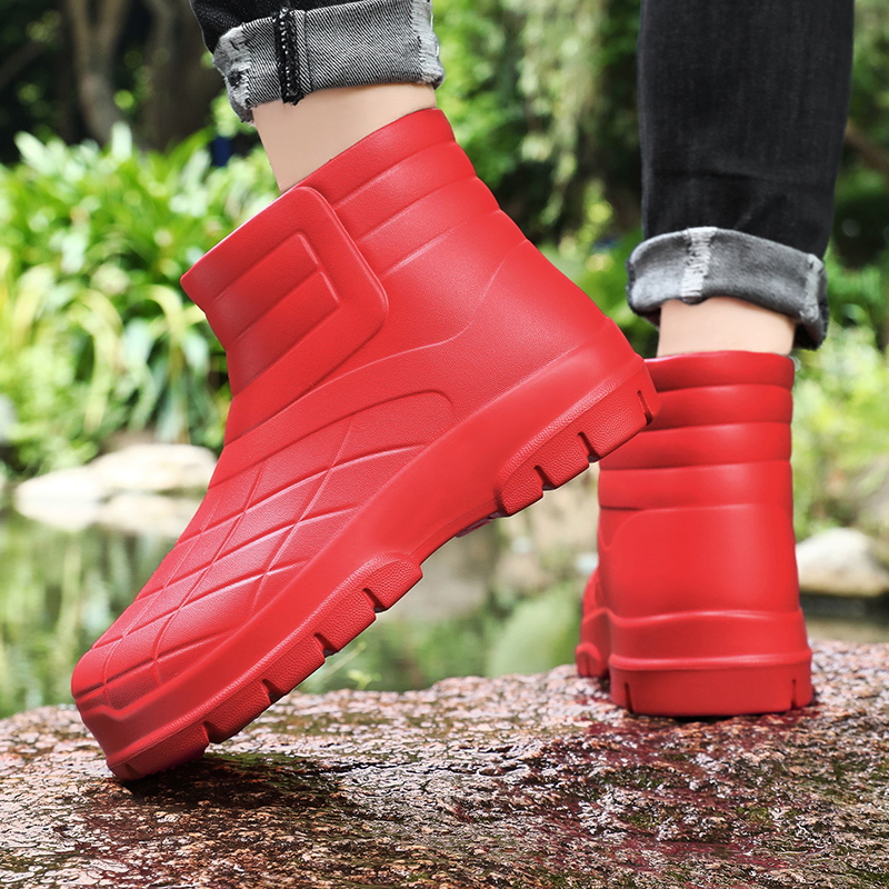 รองเท้าบูทกันฝนแบบสั้นสไตล์คู่ - Fishing Boots บทวิจารณ์และราคา