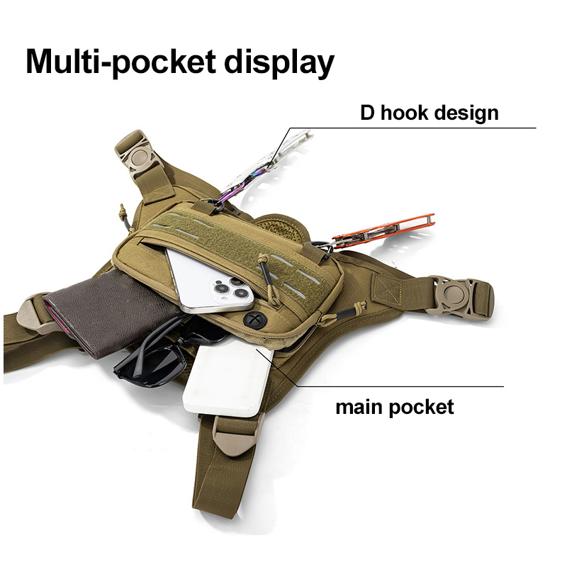 กระเป๋าคาดอกแบบยุทธวิธีสำหรับต - Fishing Backpack บทวิจารณ์และราคา