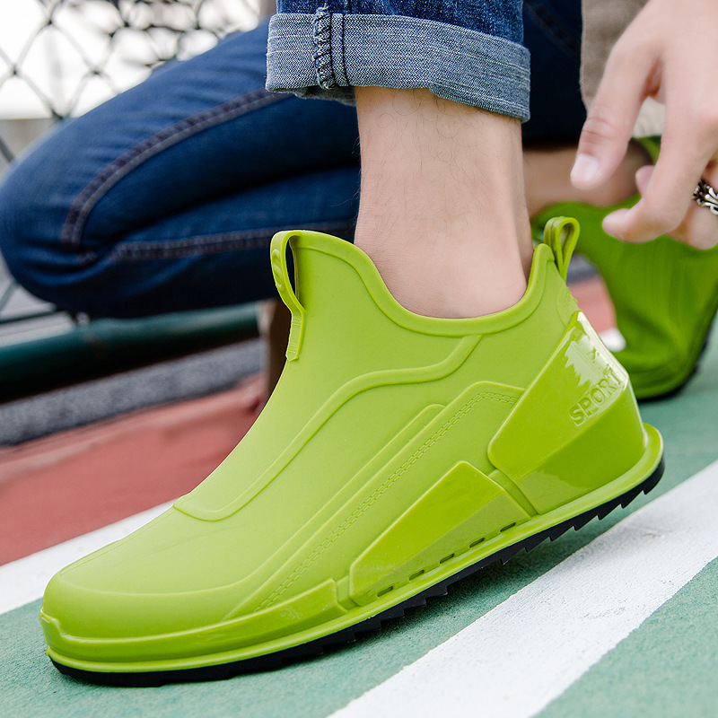 ฤดูร้อนผู้ชายสั้นรองเท้าฝนผู้ช - Fishing Boots บทวิจารณ์และราคา