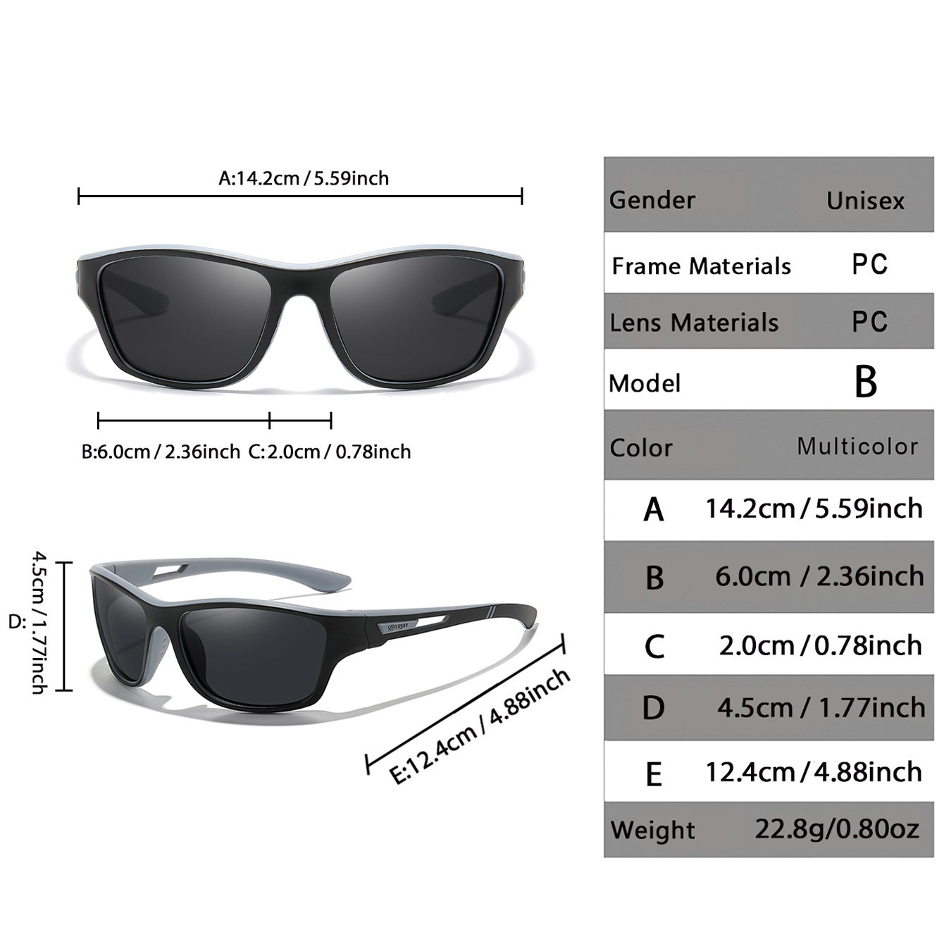 LOISRUBY แว่นกันแดดเลนส์โพลาไร - Fishing Sunglasses Polarized บทวิจารณ์และราคา