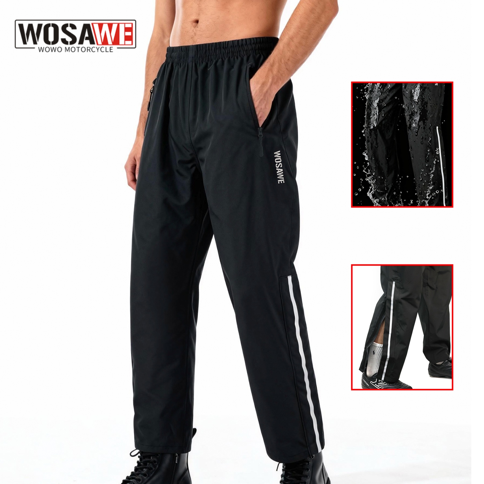 กางเกงกันฝนสำหรับขี่มอเตอร์ไซค - Fishing Pants Waterproof บทวิจารณ์และราคา