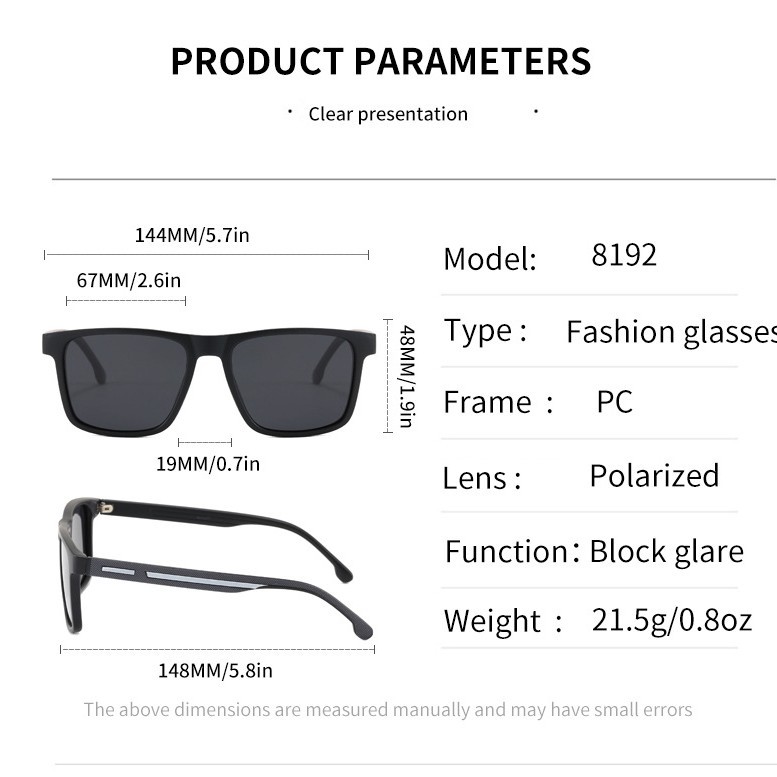 แว่นตากันแดดสำหรับขับรถ แว่นตา - Fishing Sunglasses Polarized บทวิจารณ์และราคา