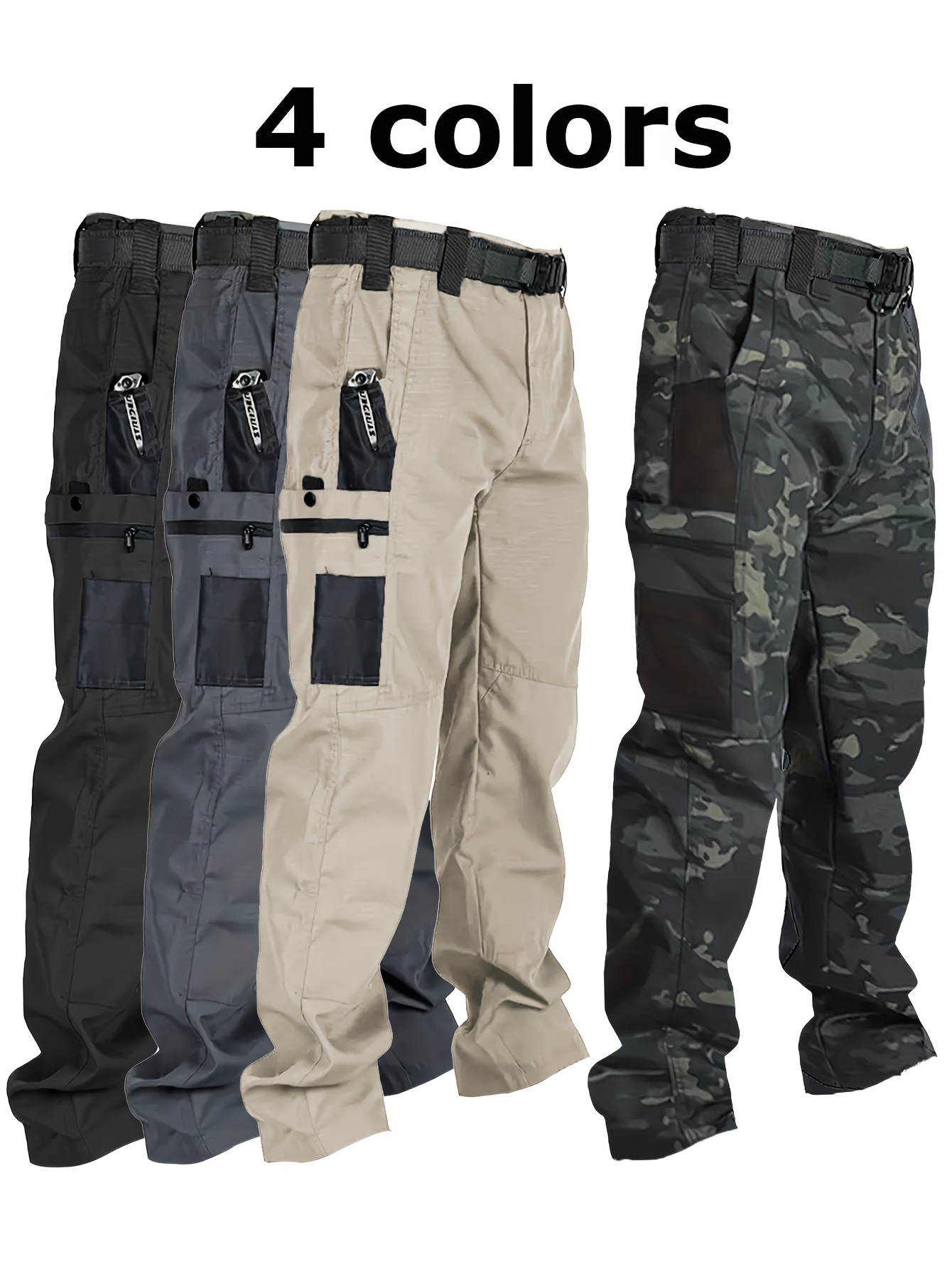 คุณภาพสูงผู้ชายยุทธวิธี Cargo  - Fishing Pants Waterproof บทวิจารณ์และราคา