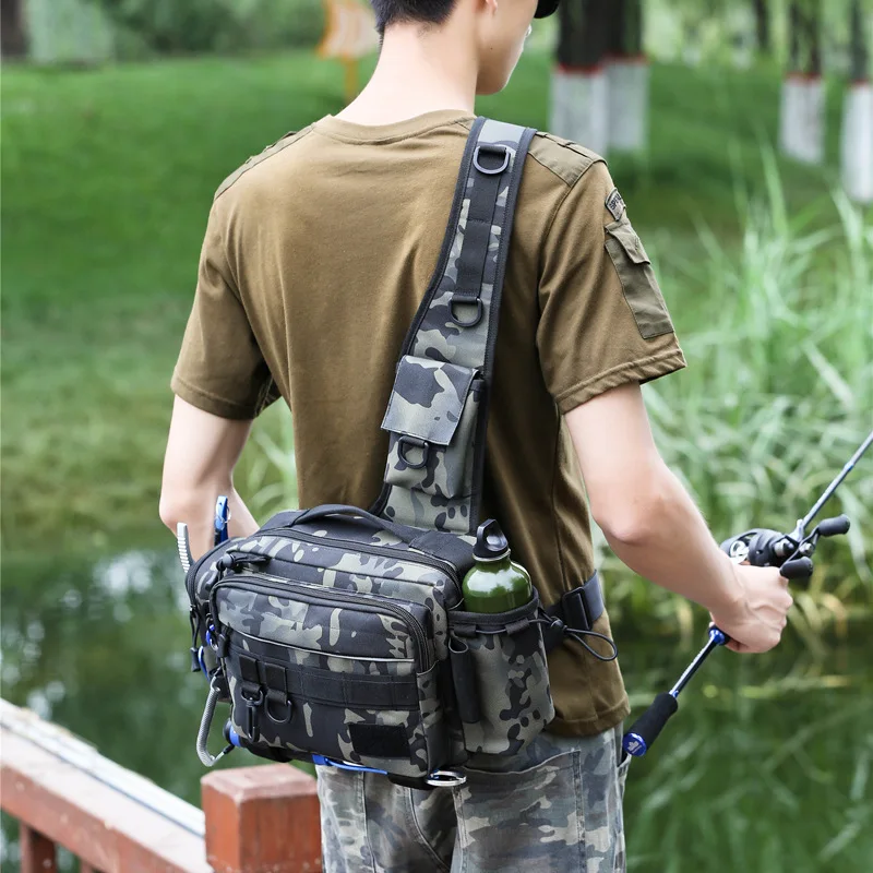 กระเป๋าคาดเอวอเนกประสงค์ขนาดให - Fishing Backpack บทวิจารณ์และราคา