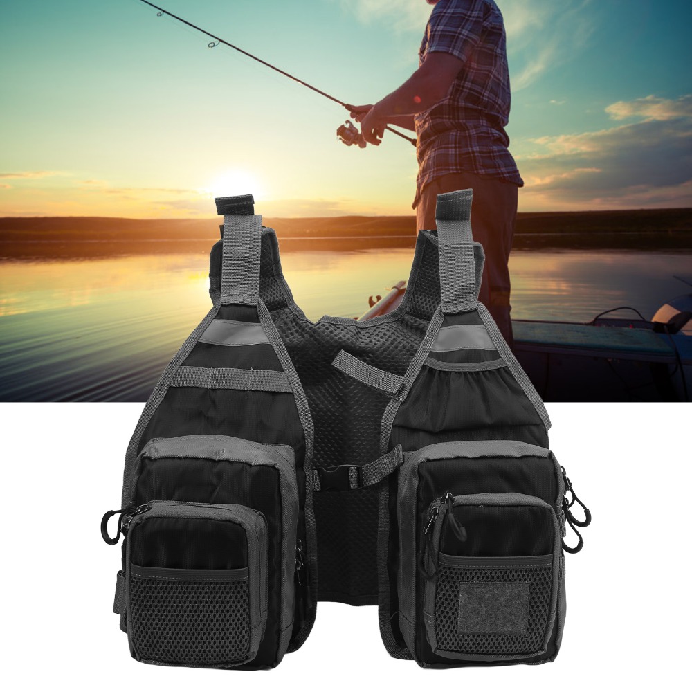 เสื้อกั๊กตกปลาแบบน้ำหนักเบา สา - Fishing Vest บทวิจารณ์และราคา
