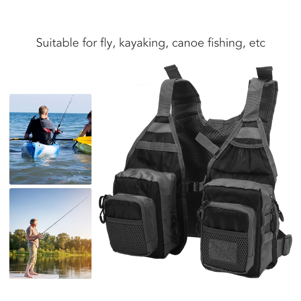 เสื้อกั๊กตกปลาแบบน้ำหนักเบา สา - Fishing Vest บทวิจารณ์และราคา