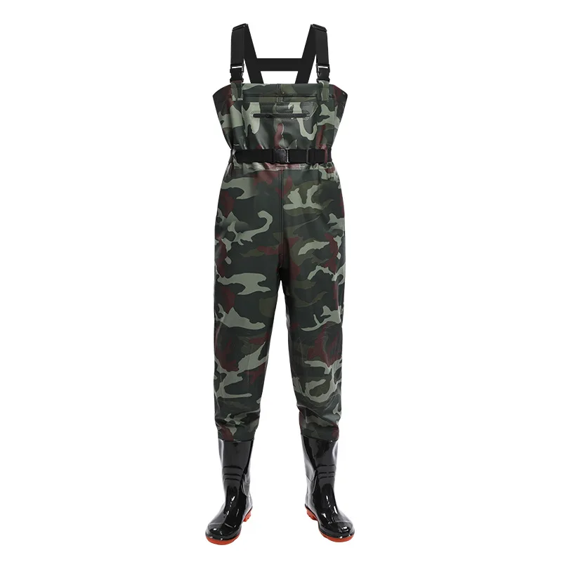 กางเกงกันน้ําหน้าอก Waders รอง - Fishing Jacket Waterproof บทวิจารณ์และราคา