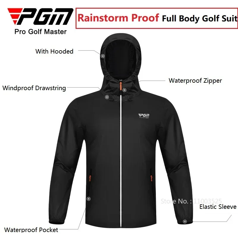 PGM Men Golf เสื้อกันฝนฝนกางเก - Fishing Rain Suit บทวิจารณ์และราคา